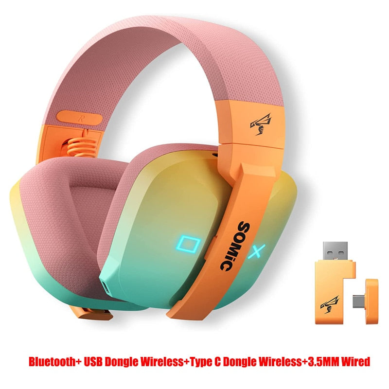 G810 Bluetooth Headphone With 3 Modes Connection Bluetooth-USB-TYPE C-Wired | Hifi Media Store