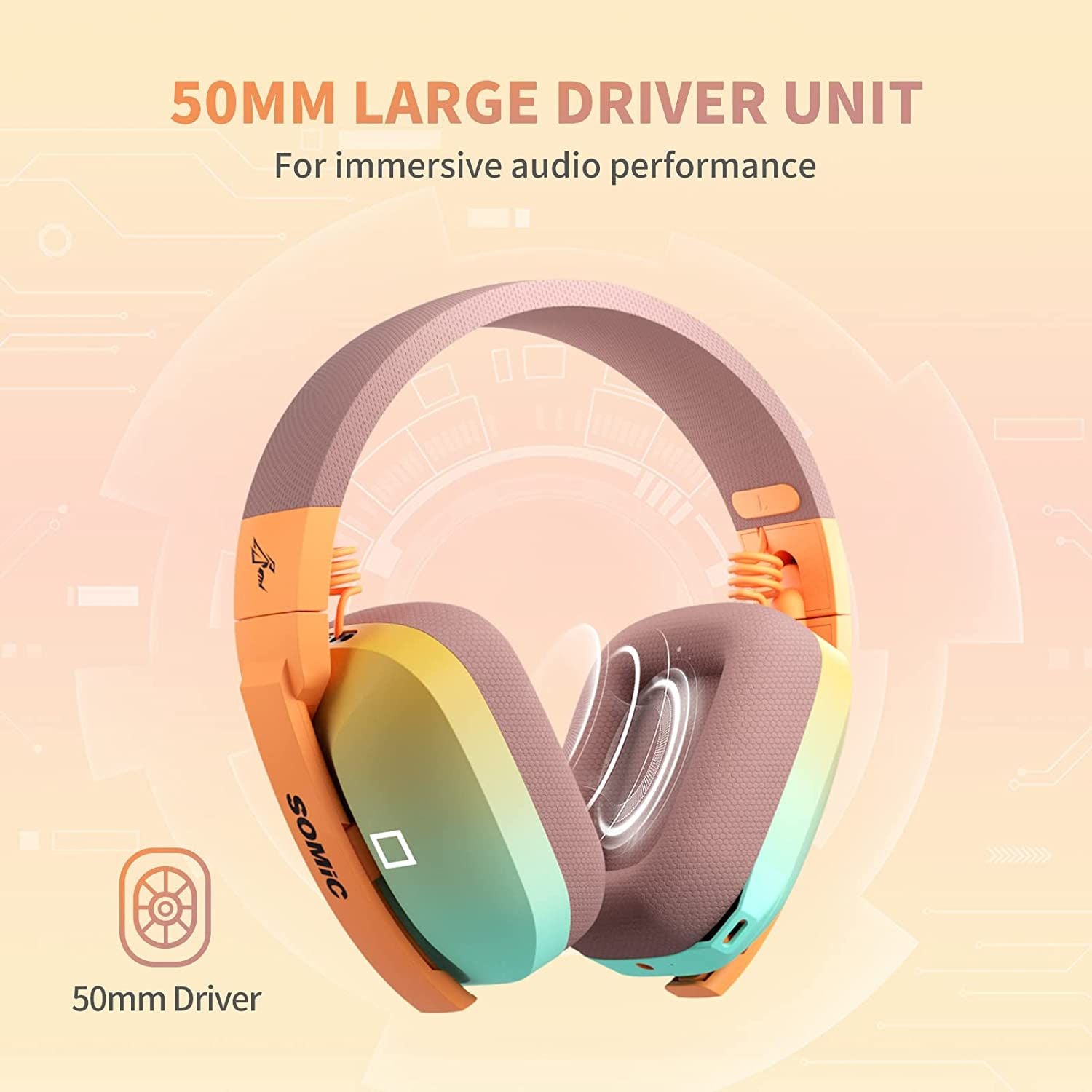 G810 Bluetooth Headphone With 3 Modes Connection | Hifi Media Store