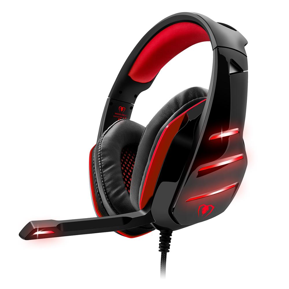 GM-3 Gaming Headset With Surround Stereo Sound With LED Lights | Hifi Media Store