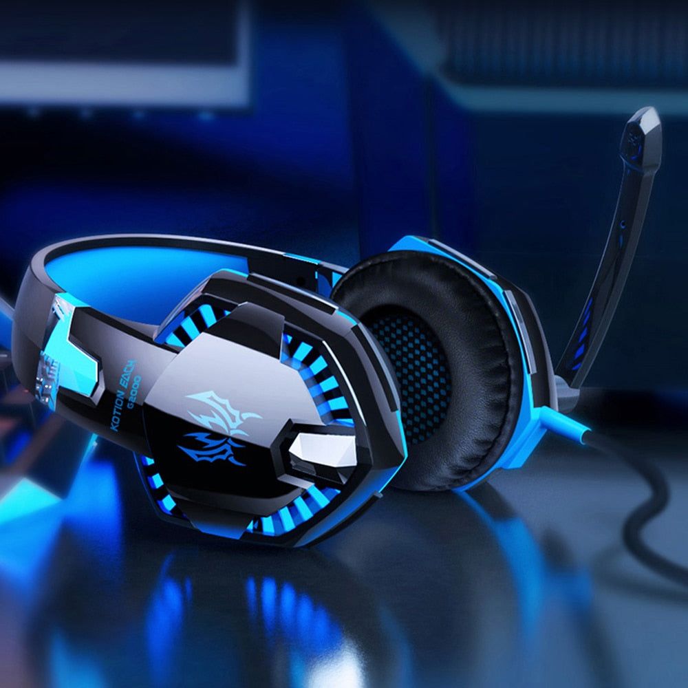Gaming Headphones Model G2000 Stereo With Deep Bass Wired 0 | Hifi Media Store