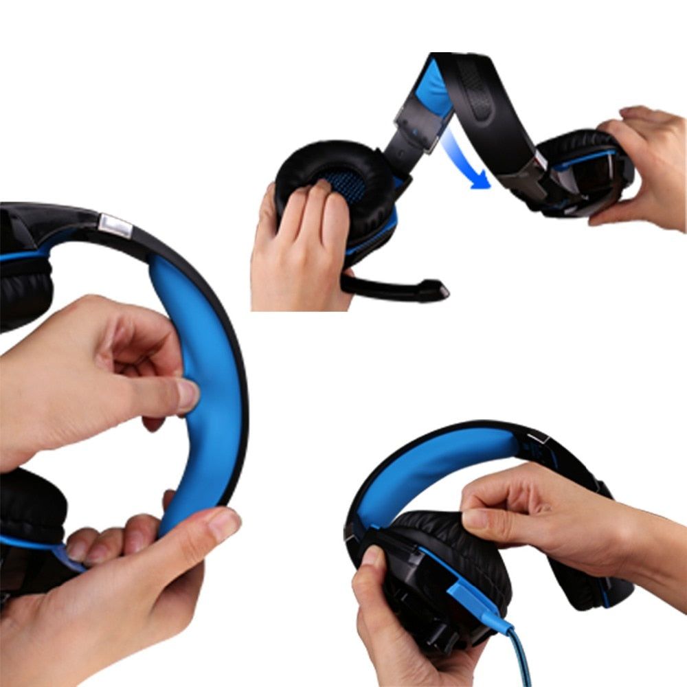Gaming Headphones Model G2000 Stereo With Deep Bass Wired 0 | Hifi Media Store