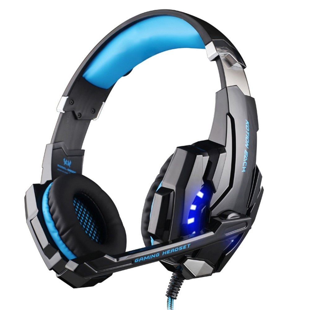 Gaming Headset Model G9000 With Deep Bass and 7.1 Surround G9000 blue Global 0 | Hifi Media Store
