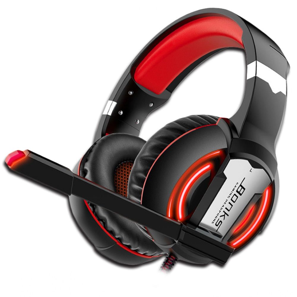 Gaming Headset Wired Model G1 with Microphone G1 RED (red light) Global 0 | Hifi Media Store