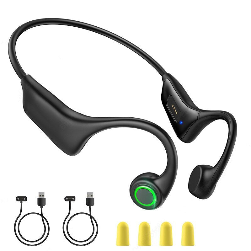 H16 Bone Conduction Headphones with 16G SD and Built-in Mic Default Title | Hifi Media Store
