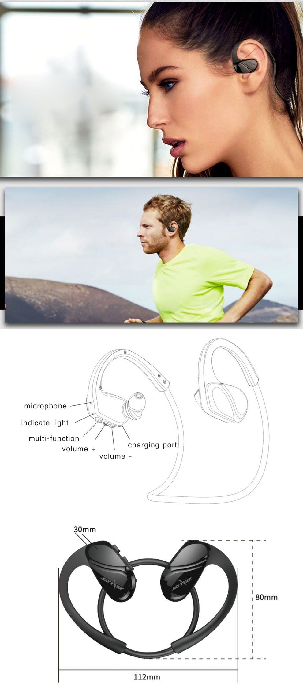 H6 Wireless Fitness Earbuds | Hifi Media Store
