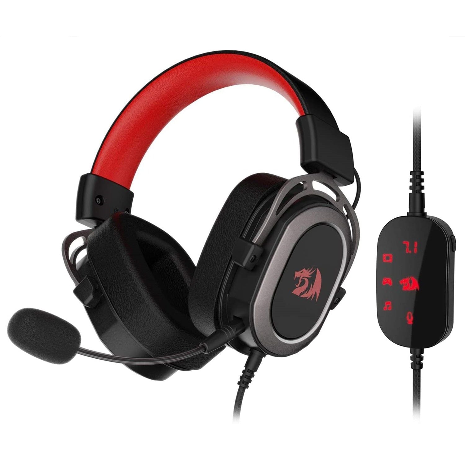 H710 Helios USB Wired Gaming Headset - 7.1 Surround Sound - 50MM Drivers | Hifi Media Store