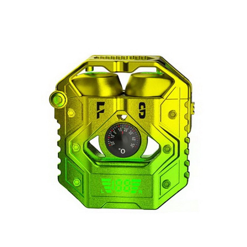 H9 Bluetooth Mechanical Gaming Earbuds Green | Hifi Media Store