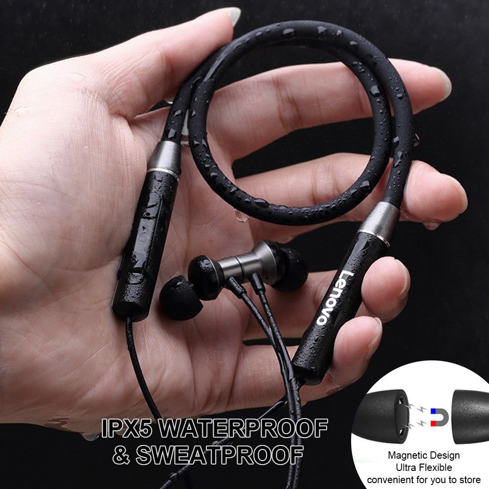 HE05 Bluetooth Magnetic Earbuds with Neckband | Hifi Media Store