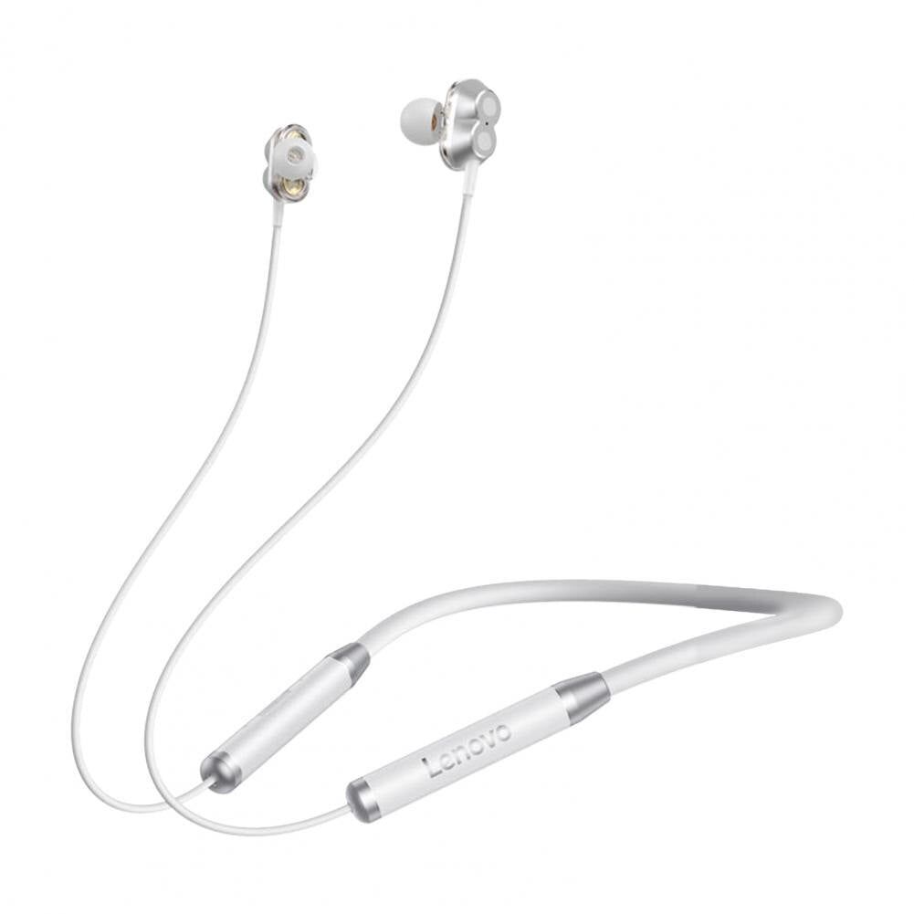 HE08 Earbuds with Neckband White | Hifi Media Store