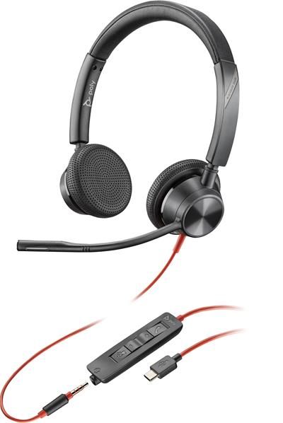 HP Poly Blackwire 3325 - Auriculares USB-C para Oficina Negros Todos los auriculares | HP
