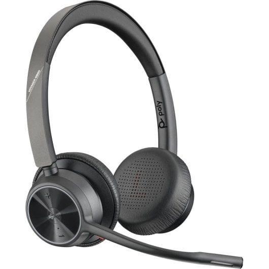 HP Poly Voyager 4320-M - Auriculares Bluetooth con Base de Carga y Certificados para Microsoft Teams Negros Todos los auriculares | HP POLY