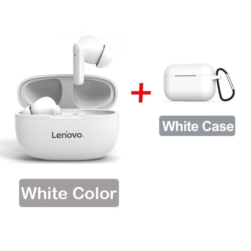 HT05 TWS Bluetooth Earbuds HT05 White and White Case | Hifi Media Store