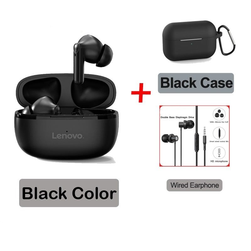 HT05 TWS Bluetooth Earbuds HT05 Black TW13 Black Case | Hifi Media Store