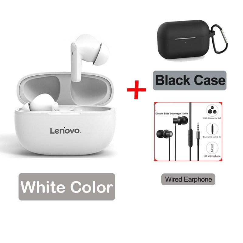 HT05 TWS Bluetooth Earbuds HT05 White TW13 Black Case | Hifi Media Store