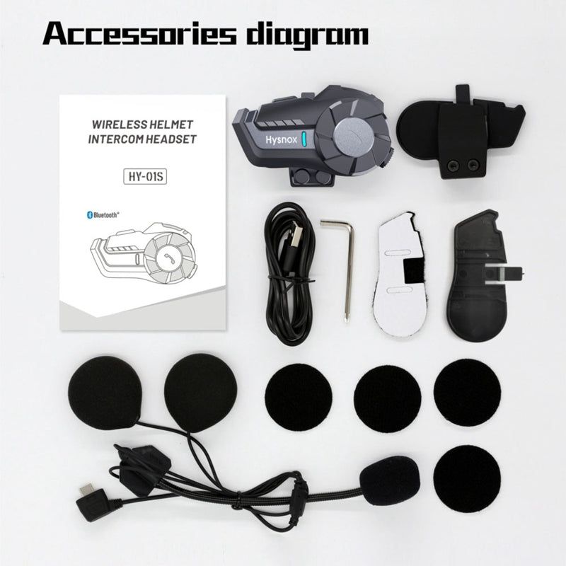 HY-01S Bluetooth Intercom | Hifi Media Store
