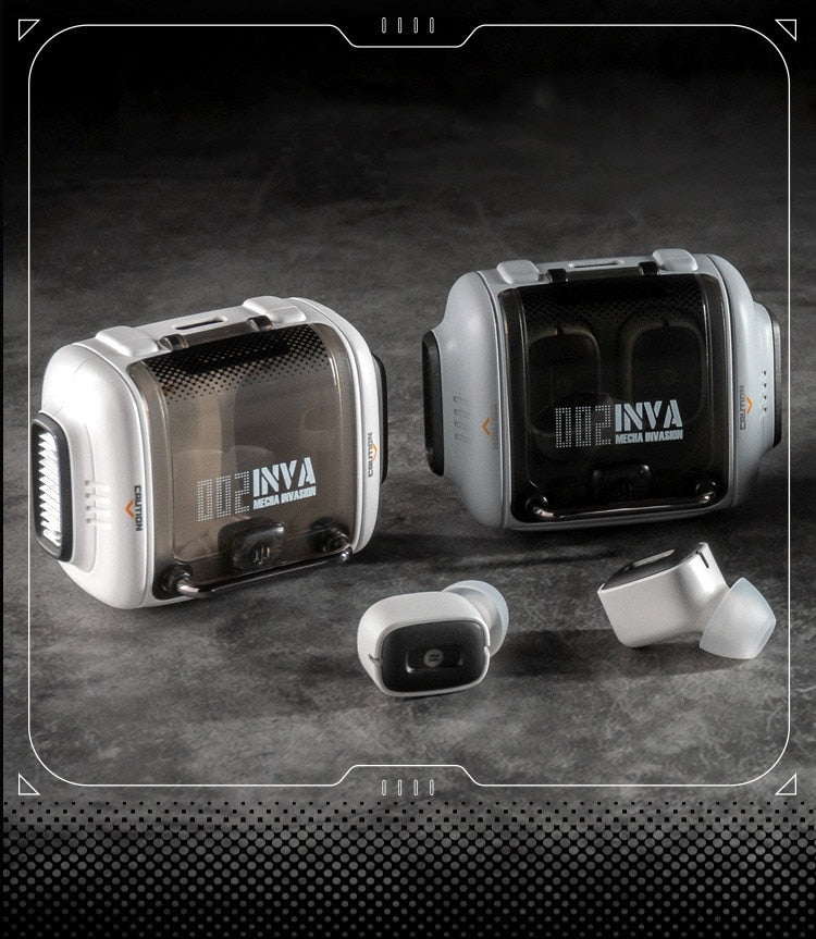 INVAQ 002 Mecha Design Earbuds | Hifi Media Store
