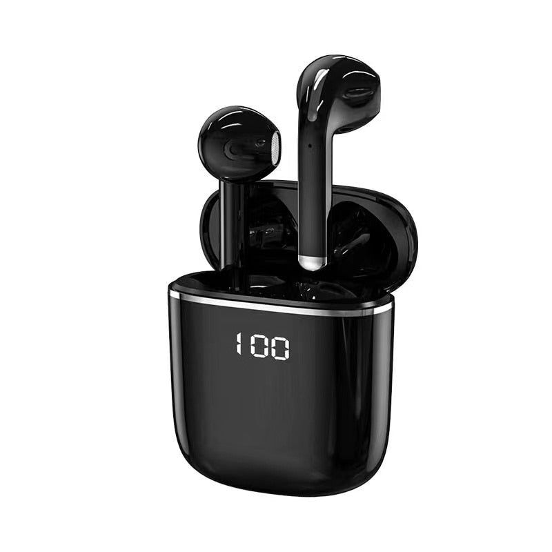J05 TWS Bluetooth Earbuds Black with Led | Hifi Media Store