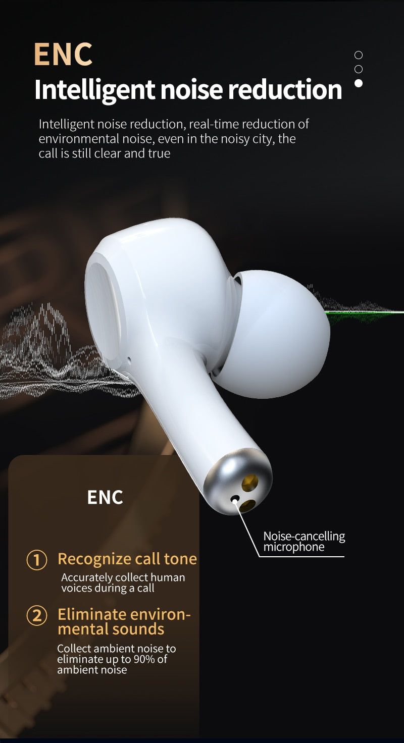 J7 Auriculares Bluetooth TWS con ENC y ANC | Hifi Media Store
