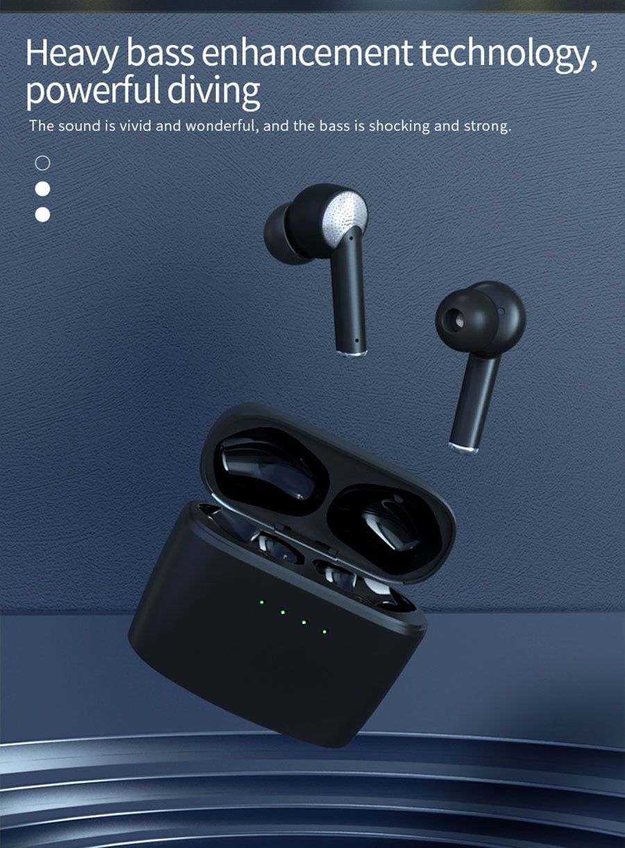 J8 TWS Bluetooth Earbuds with Active Noise Cancelling | Hifi Media Store