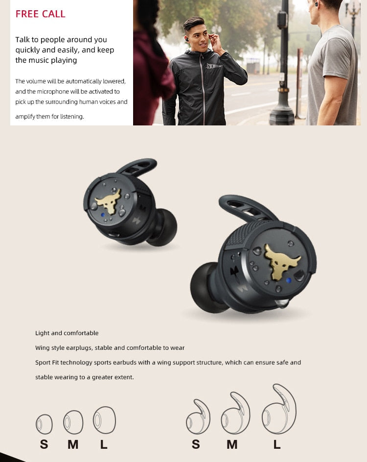 JBL UA FLASH PROJECT ROCK True Wireless Earbuds | Hifi Media Store