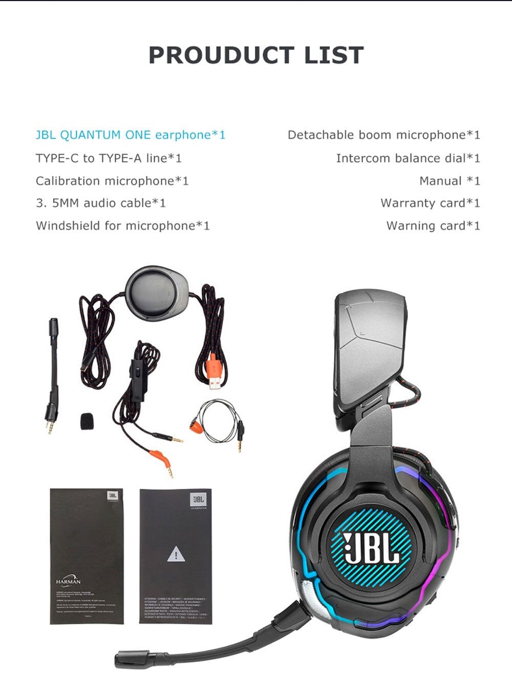 JBL Quantum ONE Professional Gaming Headset | Hifi Media Store