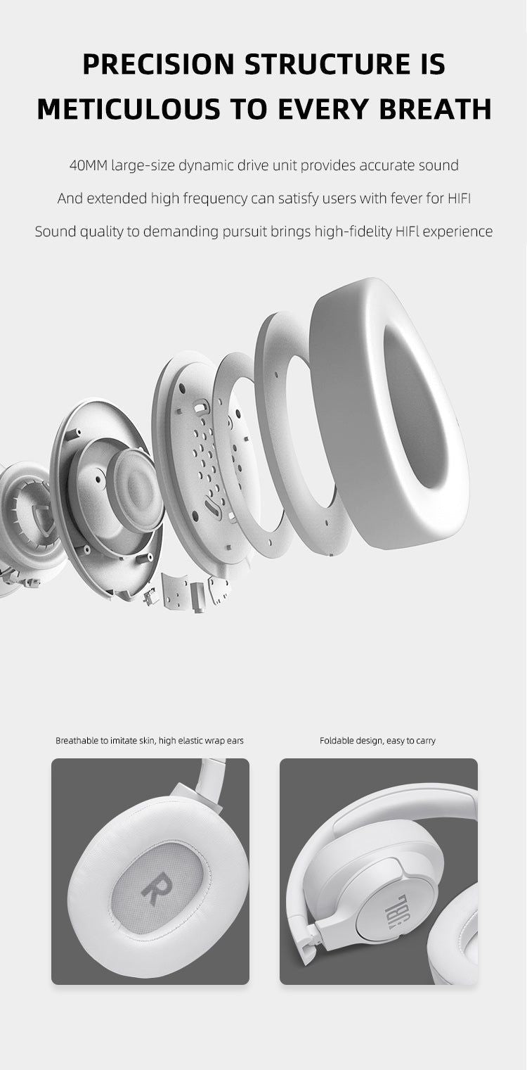JBL TUNE 760NC Bluetooth Headphones with ANC | Hifi Media Store