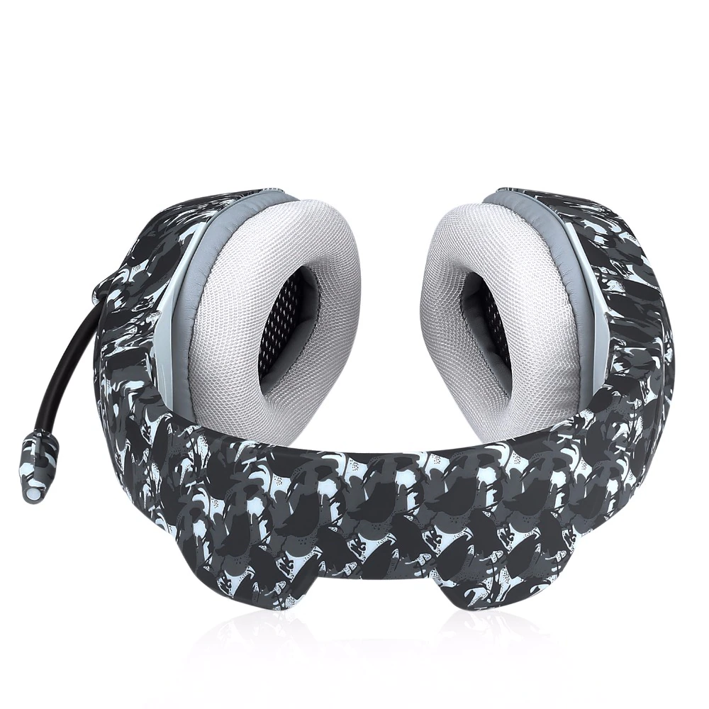 K1 Pro Camouflage Gaming Headset with LED Light | Hifi Media Store
