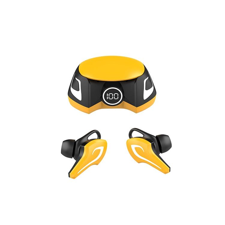 K8 Auriculares Bluetooth TWS Gaming K8 Amarillo | Hifi Media Store