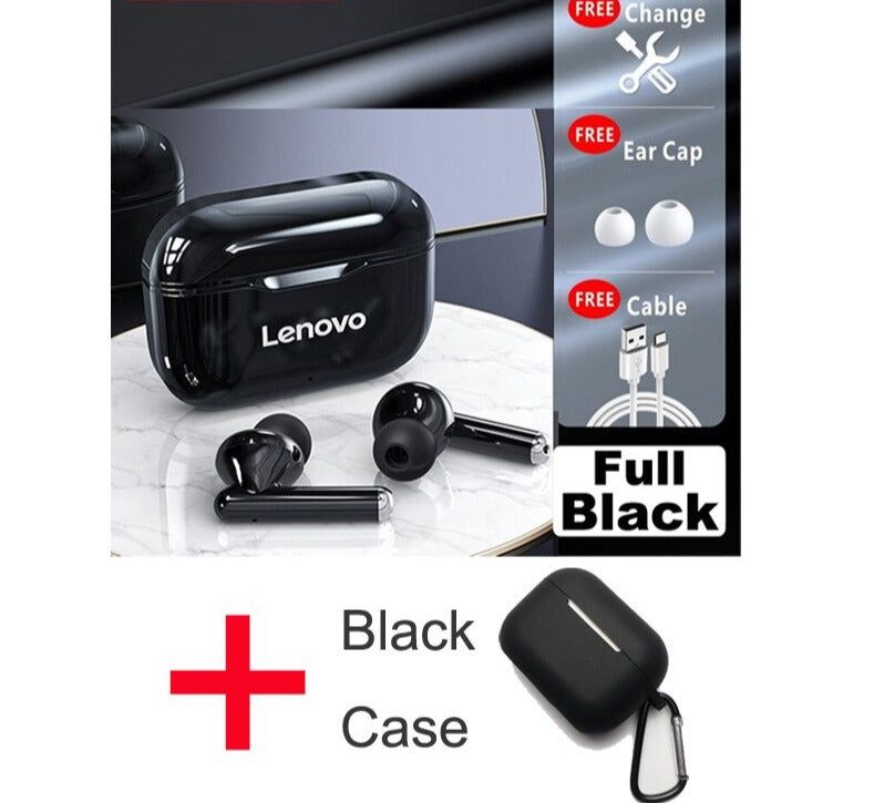 LP1 TWS Earbuds with Dual Microphone LP1 Full Bla Case Bl | Hifi Media Store