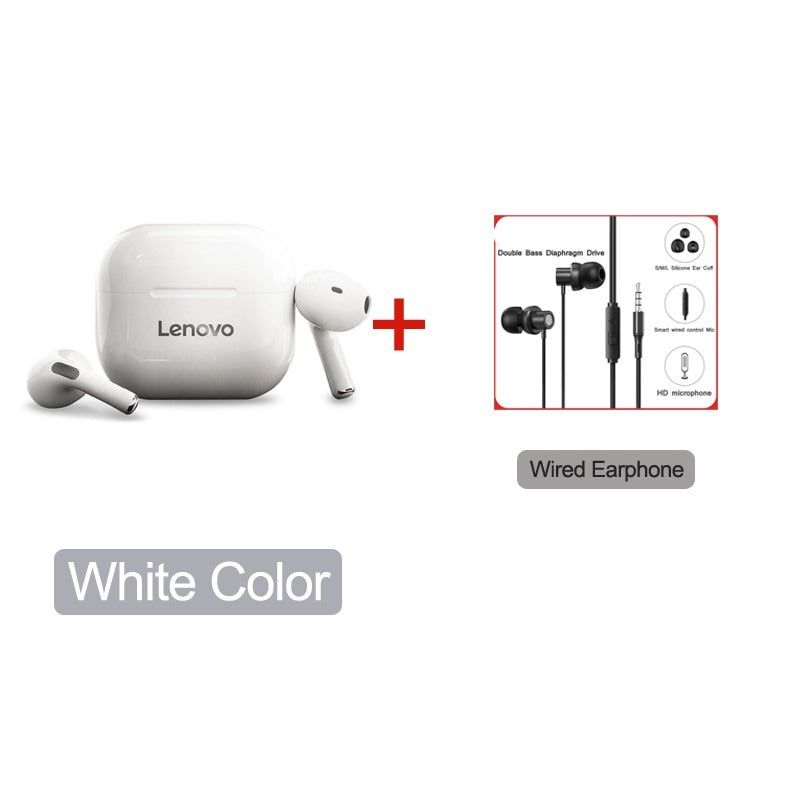 LP40 TWS Wireless Earbuds LP40 White and TW13 | Hifi Media Store
