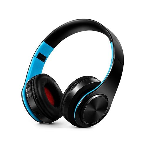 LPT660 Wireless Foldable Earphone Black Blue | Hifi Media Store