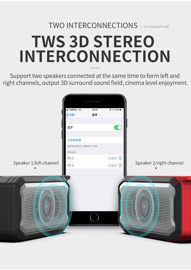 Loud Metal Bluetooth Speaker model YX3 | Hifi Media Store