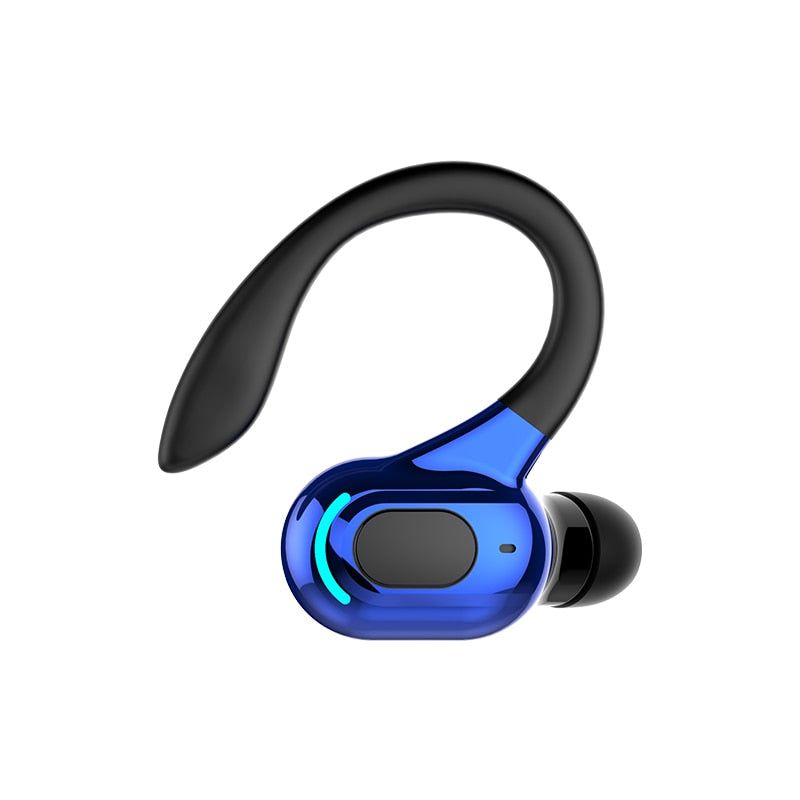 M-F8 Auricular Bluetooth con Gancho para la Oreja Azul Global | Hifi Media Store