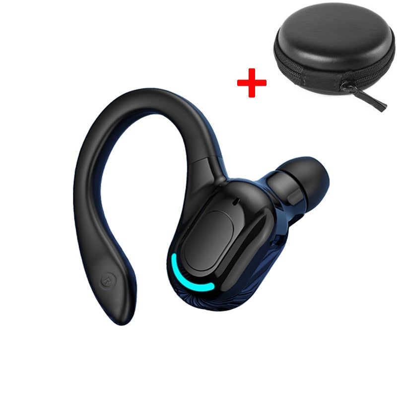 M-F8 Auricular Bluetooth con Gancho para la Oreja Negro Con Estuche Global | Hifi Media Store