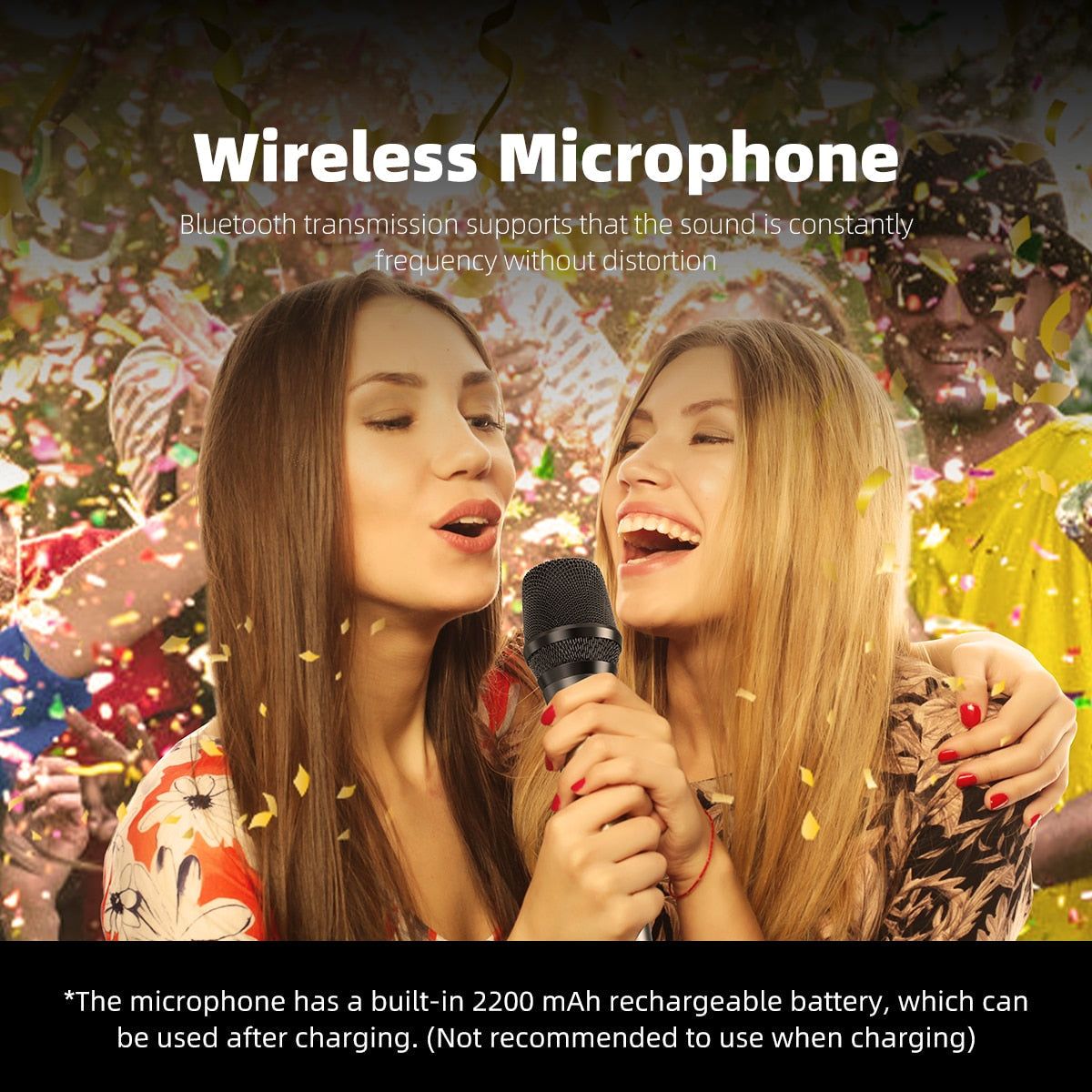 M520 Wireless Karaoke Speaker with Wireless Microphone | Hifi Media Store