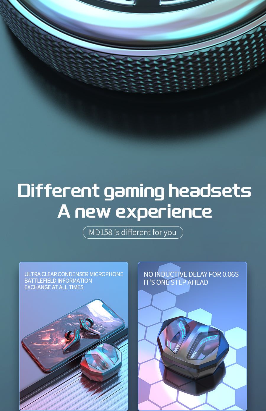 MD158 TWS Gaming Earbuds | Hifi Media Store