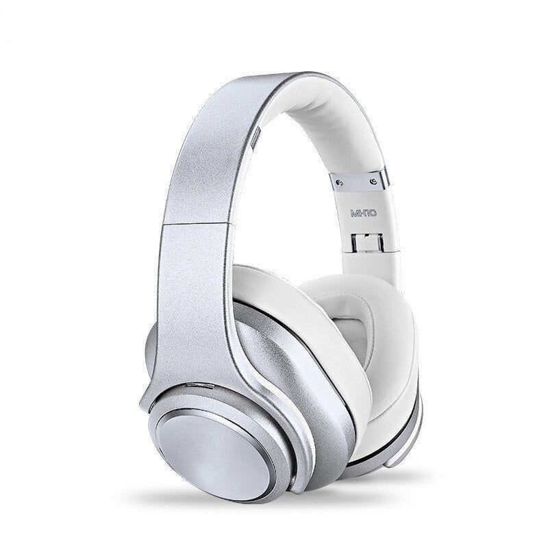 MH-10 Wireless 2-in-1 Speaker Function Headphone with Microphone and Radio Silver | Hifi Media Store