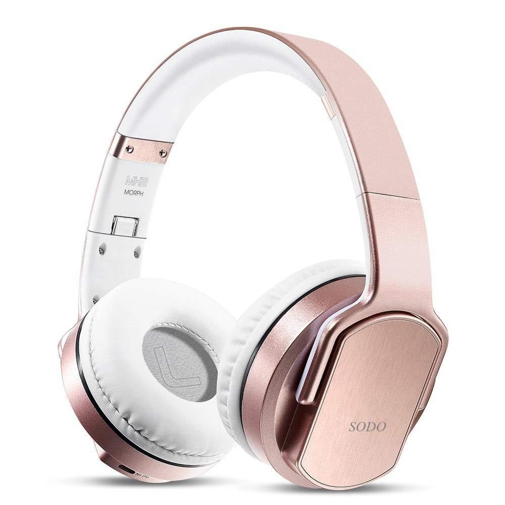 MH-2 Wireless 2-in-1 Headphone with Speaker Function Gold | Hifi Media Store