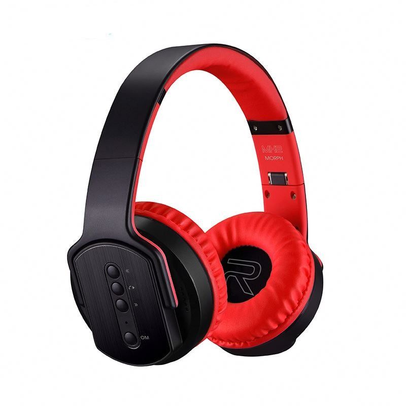 MH-2 Wireless 2-in-1 Headphone with Speaker Function Red | Hifi Media Store