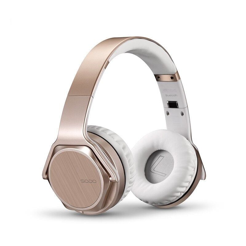 MH3 Wireless 2-in-1 Headphone with Speaker Function Gold | Hifi Media Store