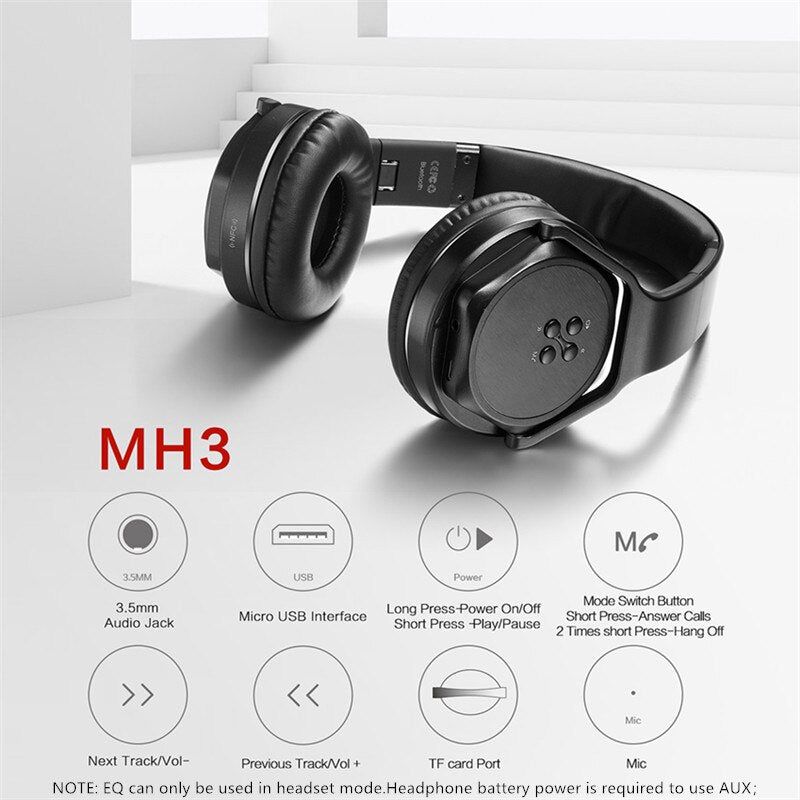 MH3 Wireless 2-in-1 Headphone with Speaker Function | Hifi Media Store