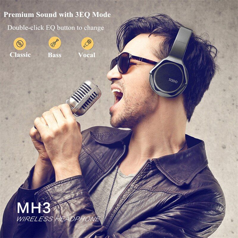 MH3 Wireless 2-in-1 Headphone with Speaker Function | Hifi Media Store