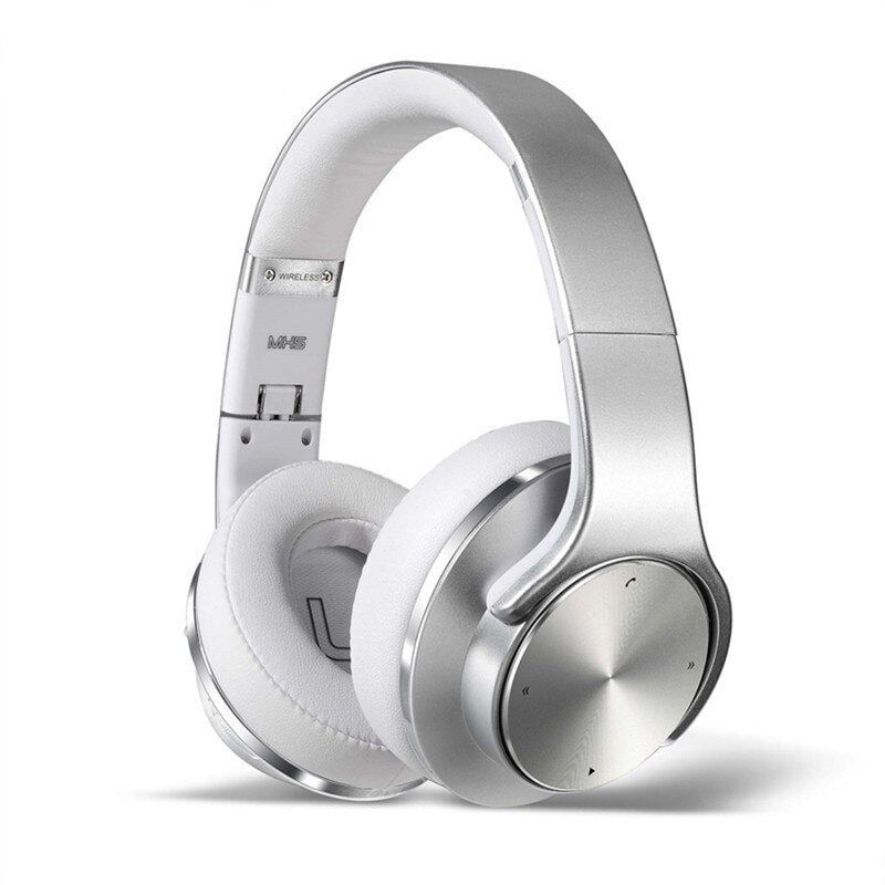 MH5 Wireless 2-in-1 Headphone with Speaker Function Silver | Hifi Media Store