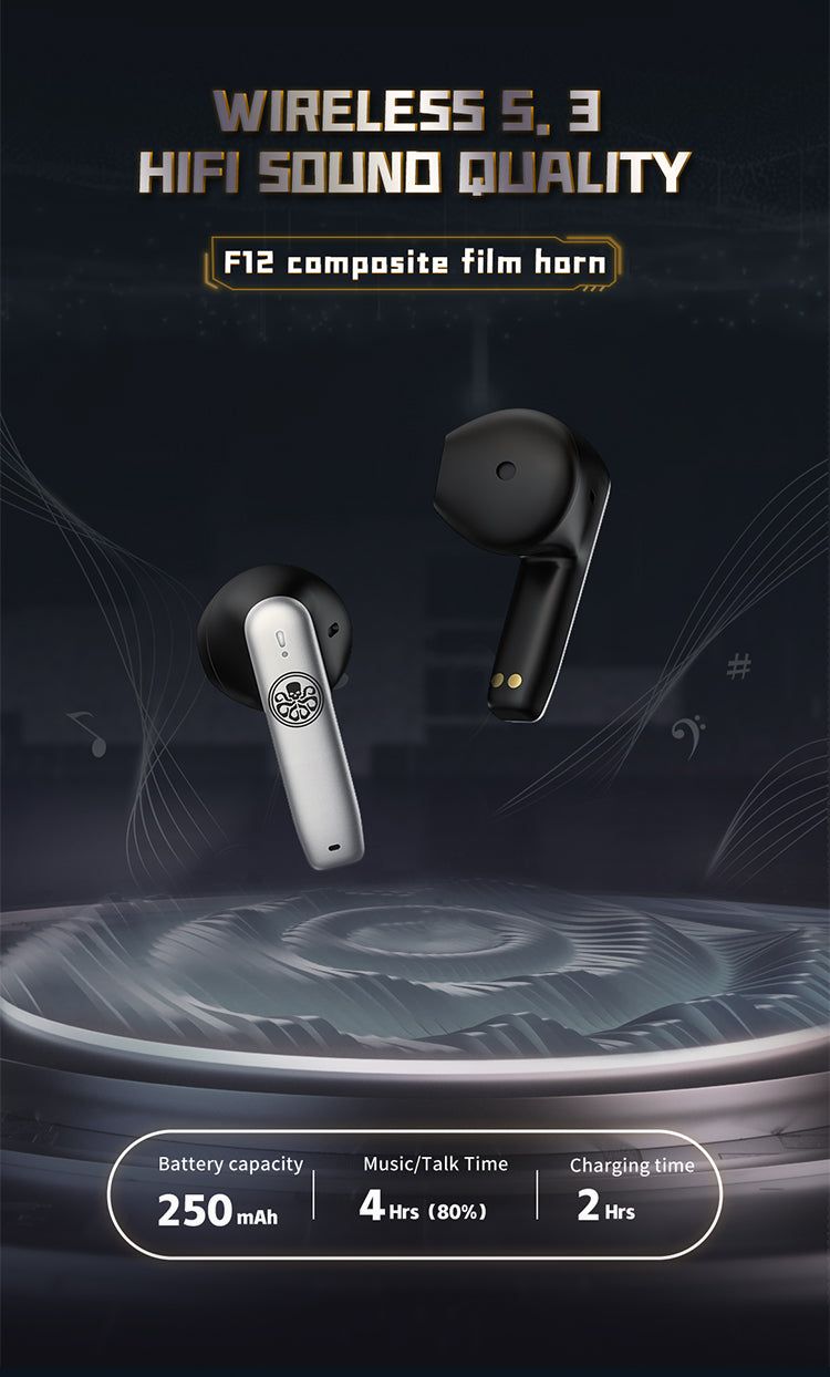 Marvel Hail Hydra Bluetooth earbuds | Hifi Media Store