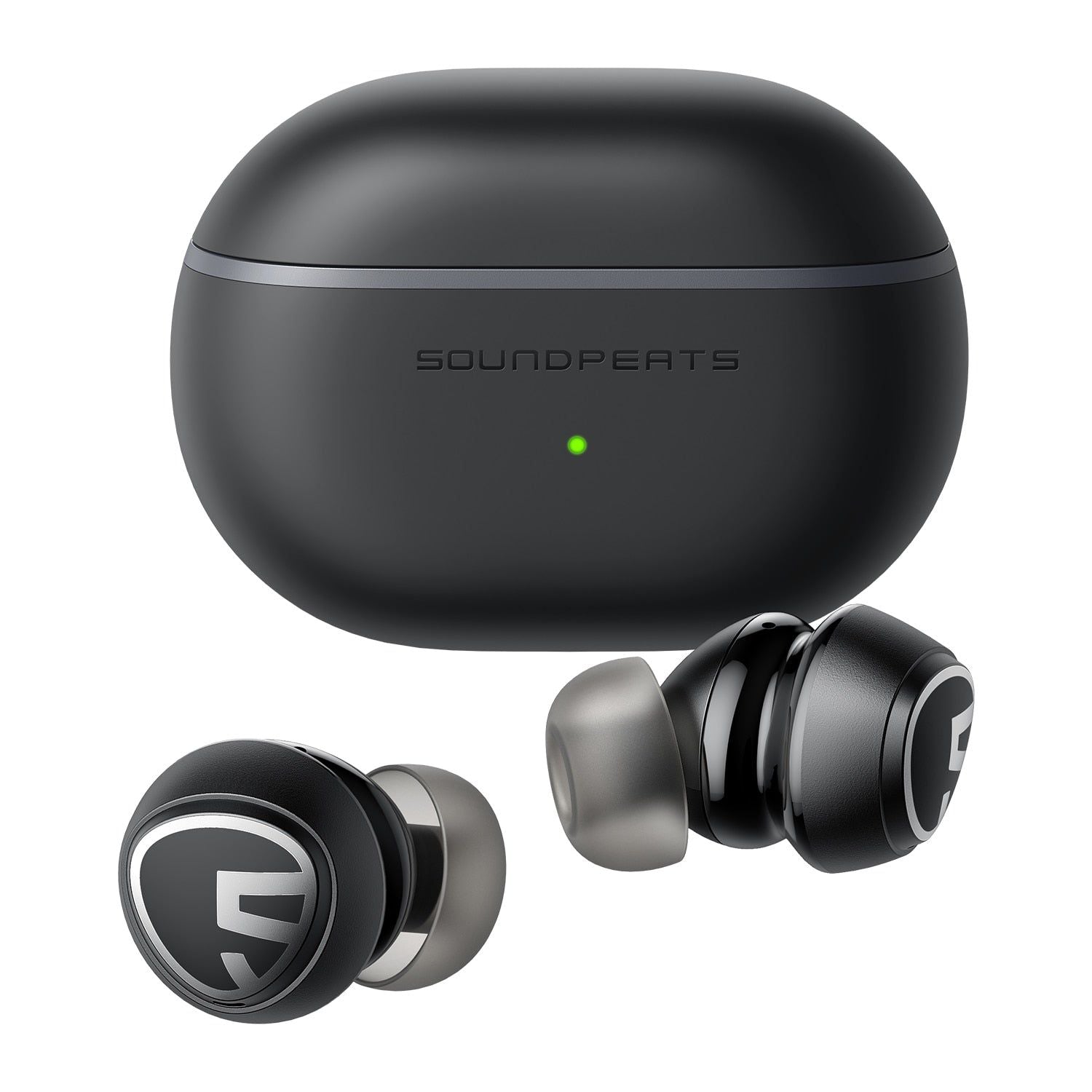 Mini Pro Wireless Earbuds With Hybrid Active Noise Cancelling Black | Hifi Media Store