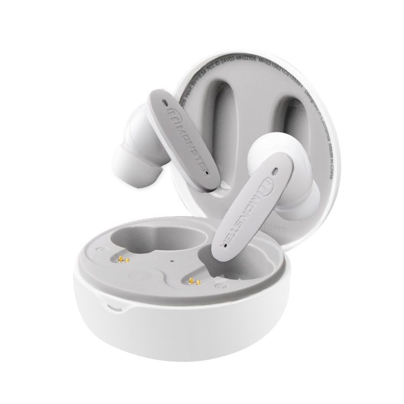 Monster Clarity 108 TWS Bluetooth earbuds with ANC Clarity 108 White | Hifi Media Store
