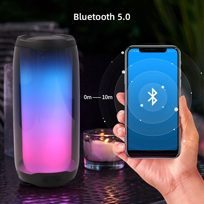 NBY8892 Bluetooth Portable Speaker with LED Light | Hifi Media Store