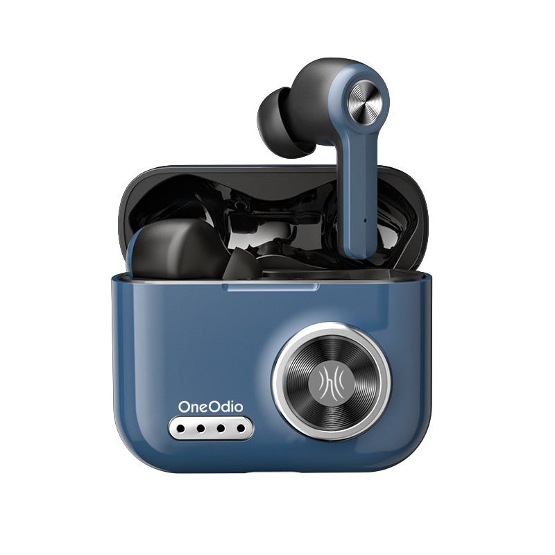 Oneodio F2 Bluetooth Earbuds With Noise Reduction Sky Blue Global | Hifi Media Store
