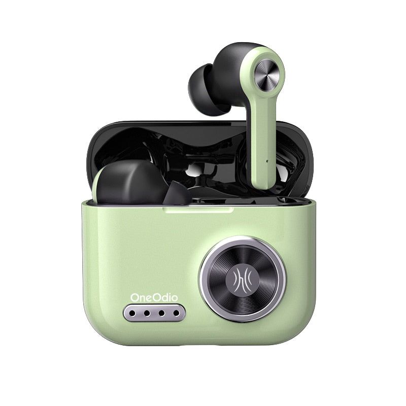 Oneodio F2 Bluetooth Earbuds With Noise Reduction Mint Green Global | Hifi Media Store