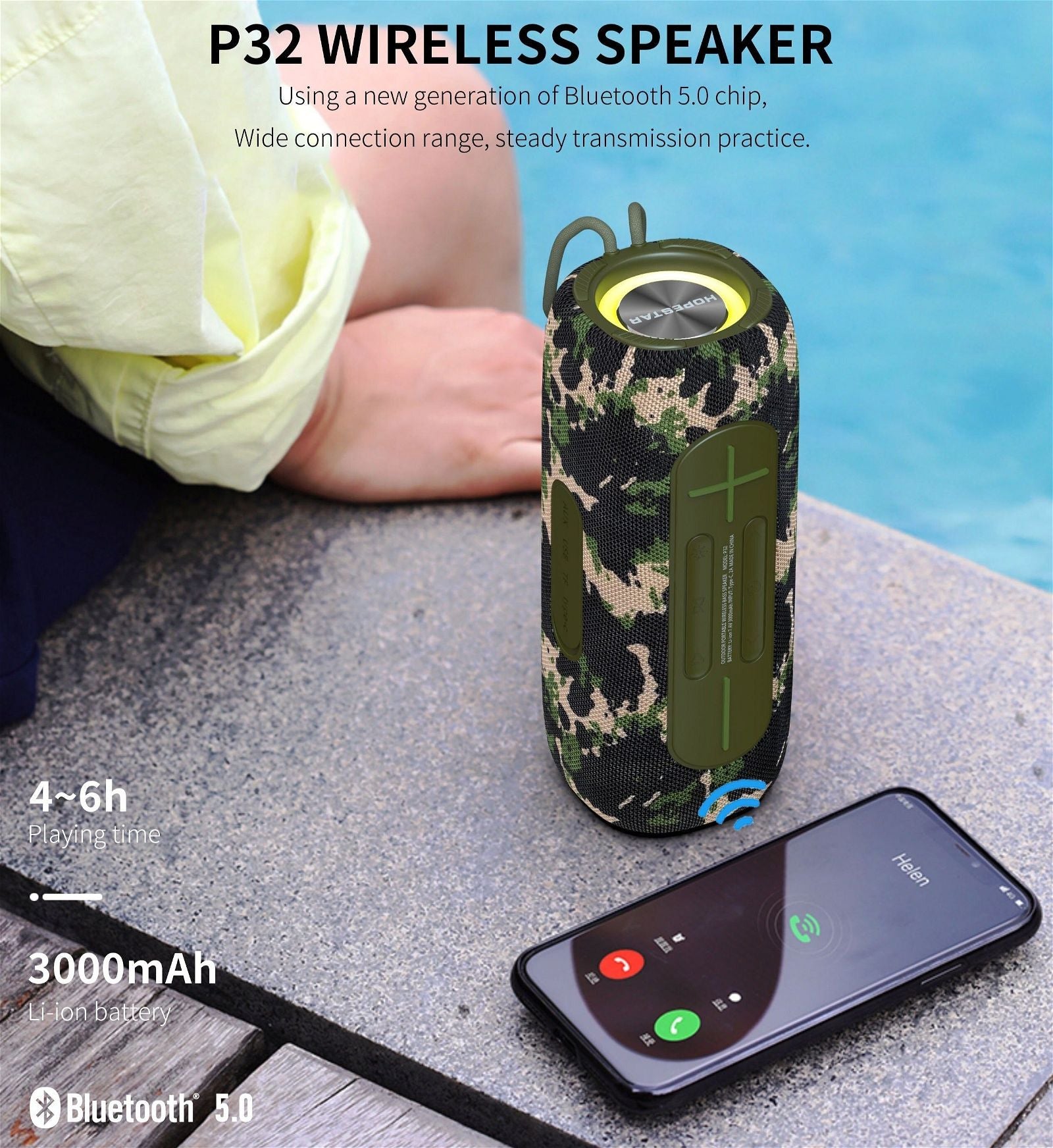 P32 Portable Bluetooth Speaker | Hifi Media Store